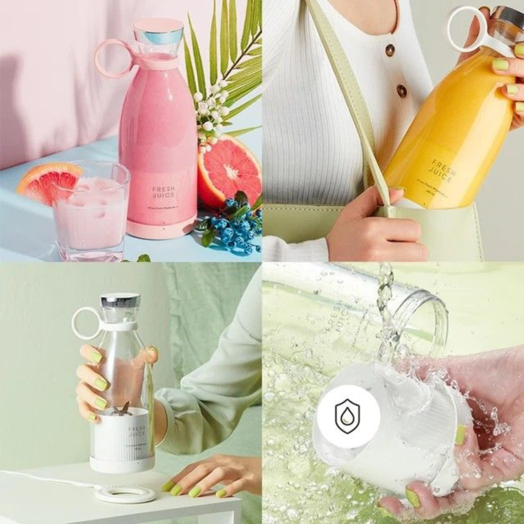 🔥 Botella Batidora Juguera Portátil – Prepara Smoothies Donde Quieras 🥛