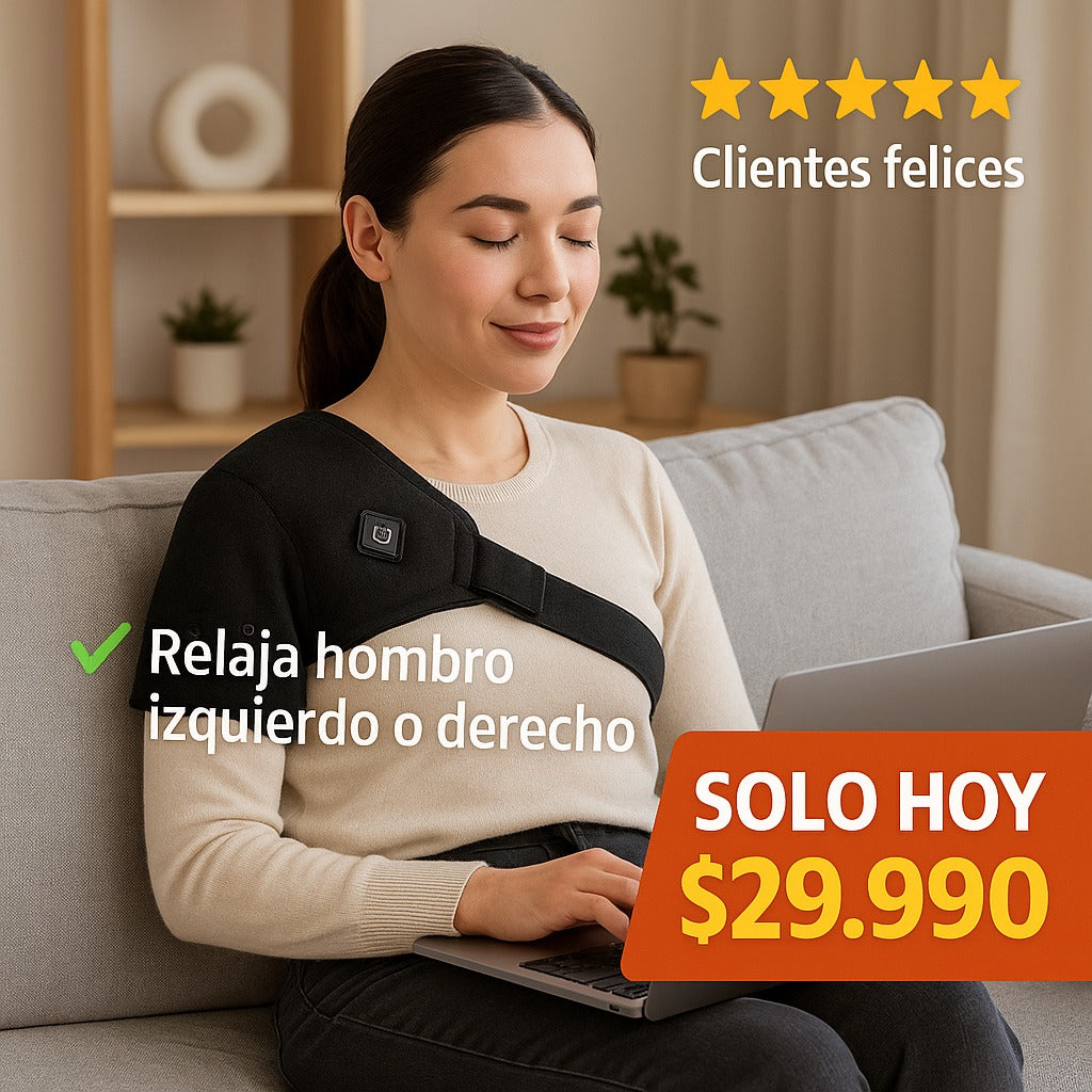 Hombrera Térmica Recargable - Alivia Dolor Evita Cirugías