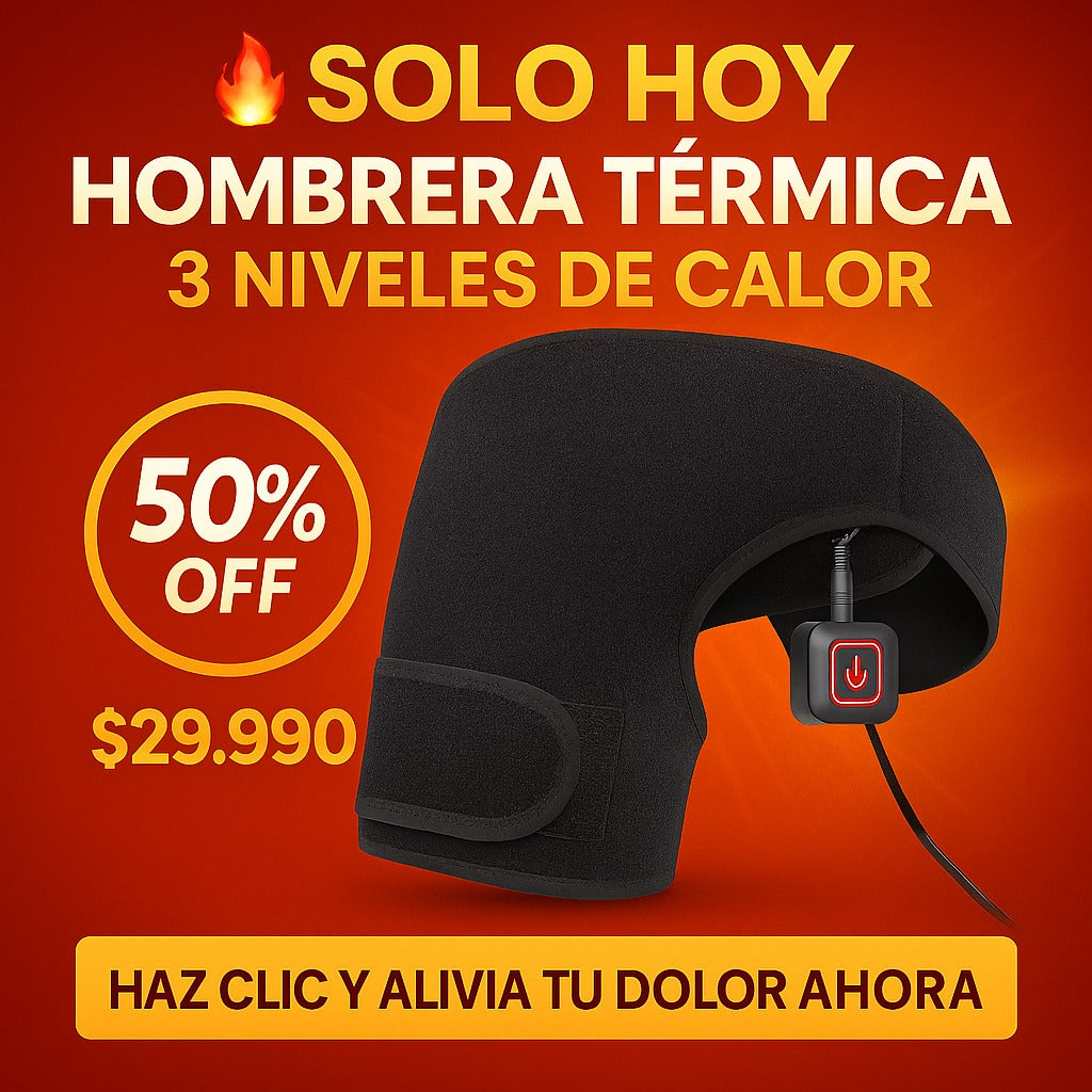 Hombrera Térmica Recargable - Alivia Dolor Evita Cirugías