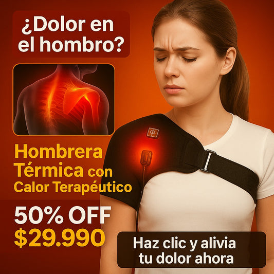 Hombrera Térmica Recargable - Alivia Dolor Evita Cirugías